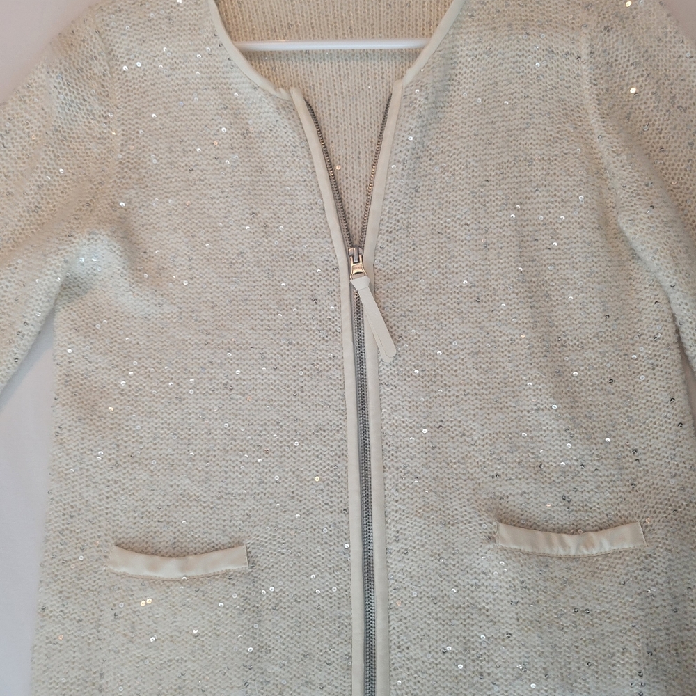 Cozy and elegant cream cardigan